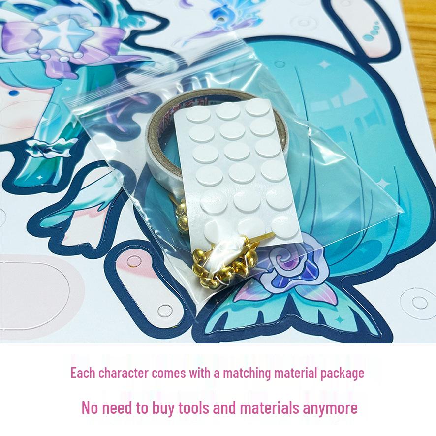 Escape the Frightful Night Haisai: Heartless Nurse Movable Paper Doll [Assembly Tools Included] - New 7 Great Pursuers Series.