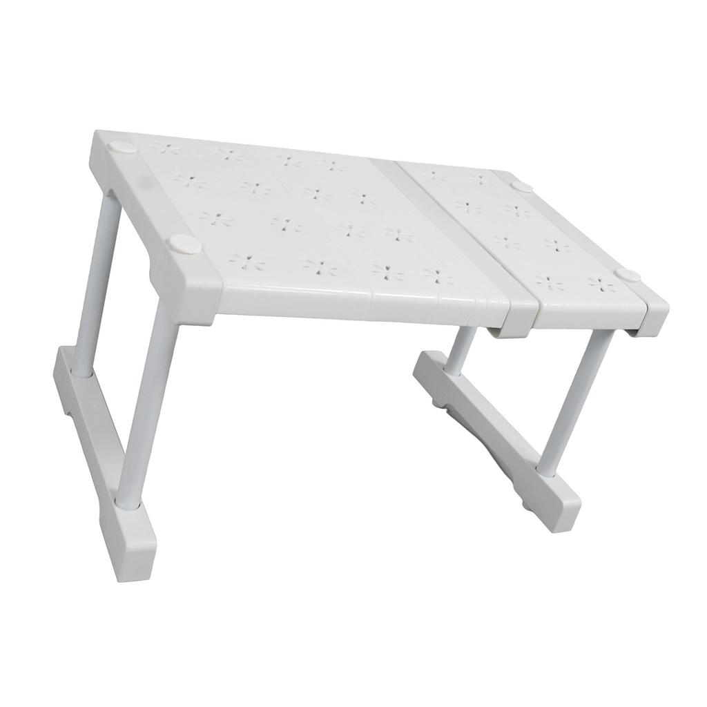 Expandable Closet Shelf Organizer Adjustable Space Saving Wardrobe Sink Tension Shelf 24cm Width 22cm Height