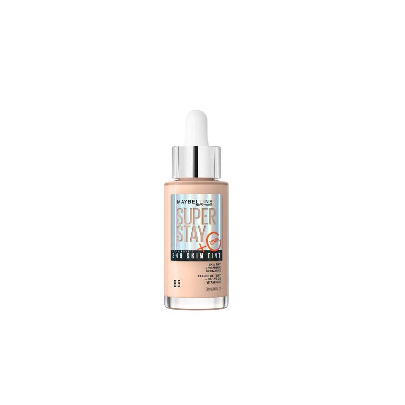 Тональная основа Maybelline, полупрозрачная, увлажняющая, преображающая кожу, Super Stay Стойкая жидкая тональная основа-6.5 розовый