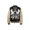 Evisu Double Eagle Logo Embroidered Long Sleeve Jacket Women jackets Black 2EAHTW0JK735XX