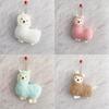 Plush Alpaca Toy With Short Pile Fabric For Kids And Collectors