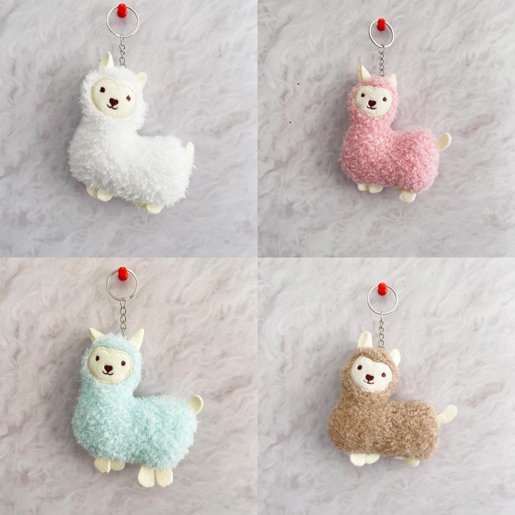 Plush Alpaca Toy With Short Pile Fabric For Kids And Collectors