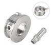 New Car Silver Radiator Filler Neck 41mm or 32mm ID Billet Aluminium Weld-On Radiator Hose Connector Filler Neck Flange Adapter