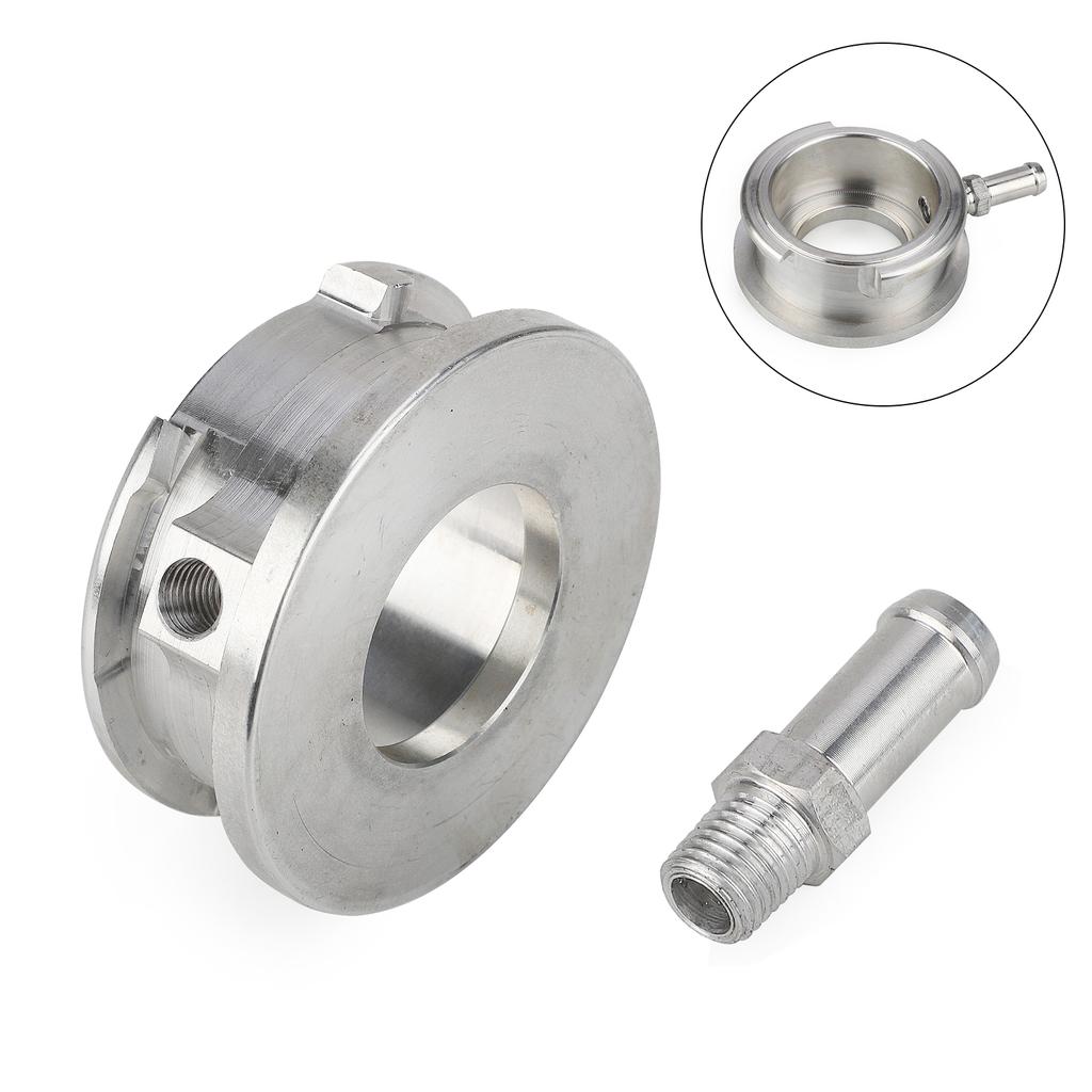 New Car Silver Radiator Filler Neck 41mm or 32mm ID Billet Aluminium Weld-On Radiator Hose Connector Filler Neck Flange Adapter
