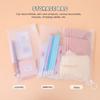 20pcs 20 Silk Sundries Sorting Bag HD Transparent Travel Sock Packaging Zipper Bag  Travel