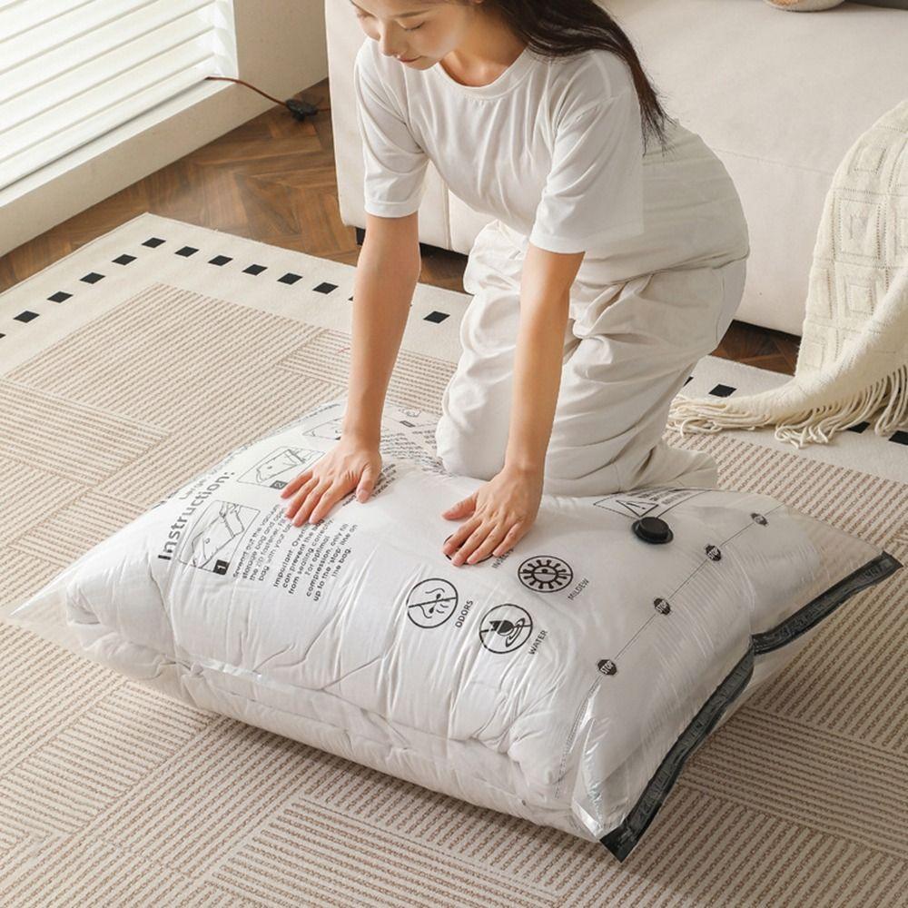 New Large Capacity Vacuum Compression Bag Moistureproof Multi-function Travel Storage Bag Portable Clothes Pouch Home