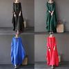 Premium Quality Usa Women Crew Neck Casual Cotton Baggy Oversized Maxi Dress For Effortless Style