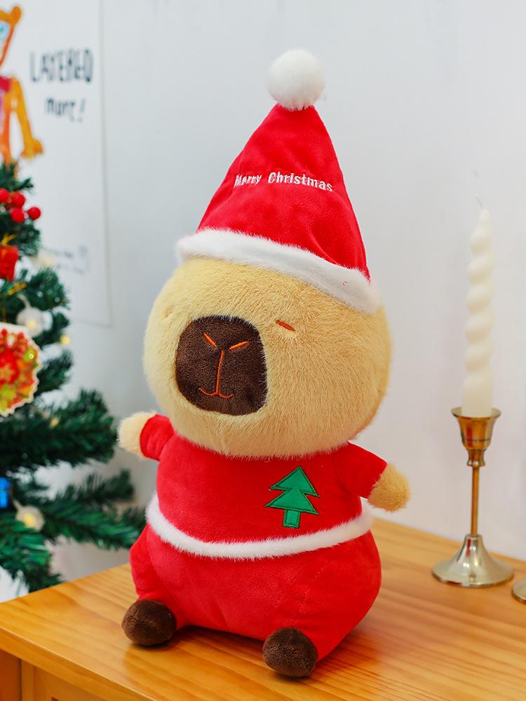 

Christmas Capybara Plush Toy – Cute Stuffed Animal Gift for Kids 23cm, 0.1kg