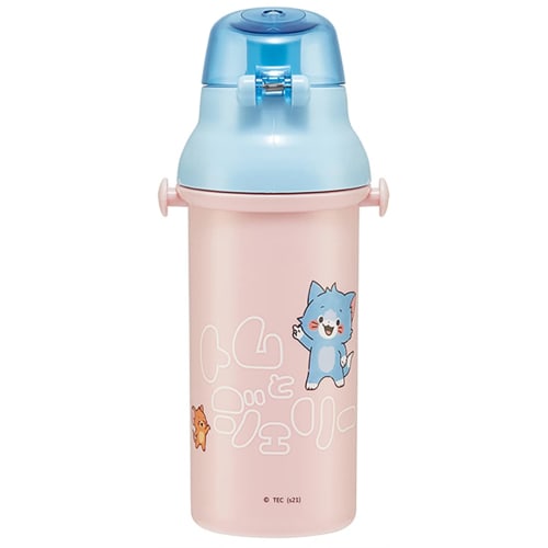 Skater Tom & Jerry Water Bottle, 480ml, for Kids, Plastic, Antibacterial, Made In Japan, PSB5SANAG-A