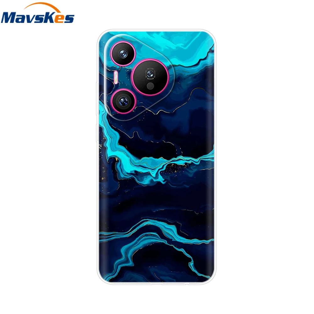 For Huawei Pura 70 Pro Case Pura 70 Clear Back Cover Pretty Girl Bumper Soft TPU Funda For Huawei Pura 70 Pro+ Pura70 Ultra Capa