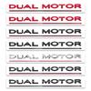 מדבקת רכב 2025 חדשה טסלה DUAL MOTOR אותיות מודגשות סמל עבור טסלה דגם 3 Y S X עיצוב רכב שיפוץ תא מטען תג מדבקה