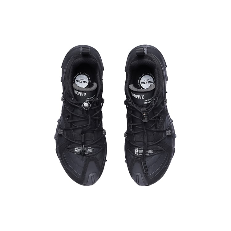 Li Ning Wu Xing 1 Cushioning Slip Resistant Abrasion Resistant Support Low top Performance Basketball Shoes Men's Black AGBR003-12