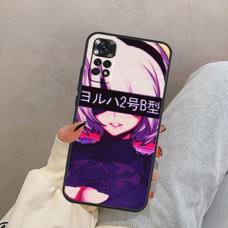 Sad Japanese Anime Aesthetic For Xiaomi Redmi Note 13 10 12 11 14 15 Pro Plus Case Cover For Redmi 15 13C 12C 14C 10C 15C