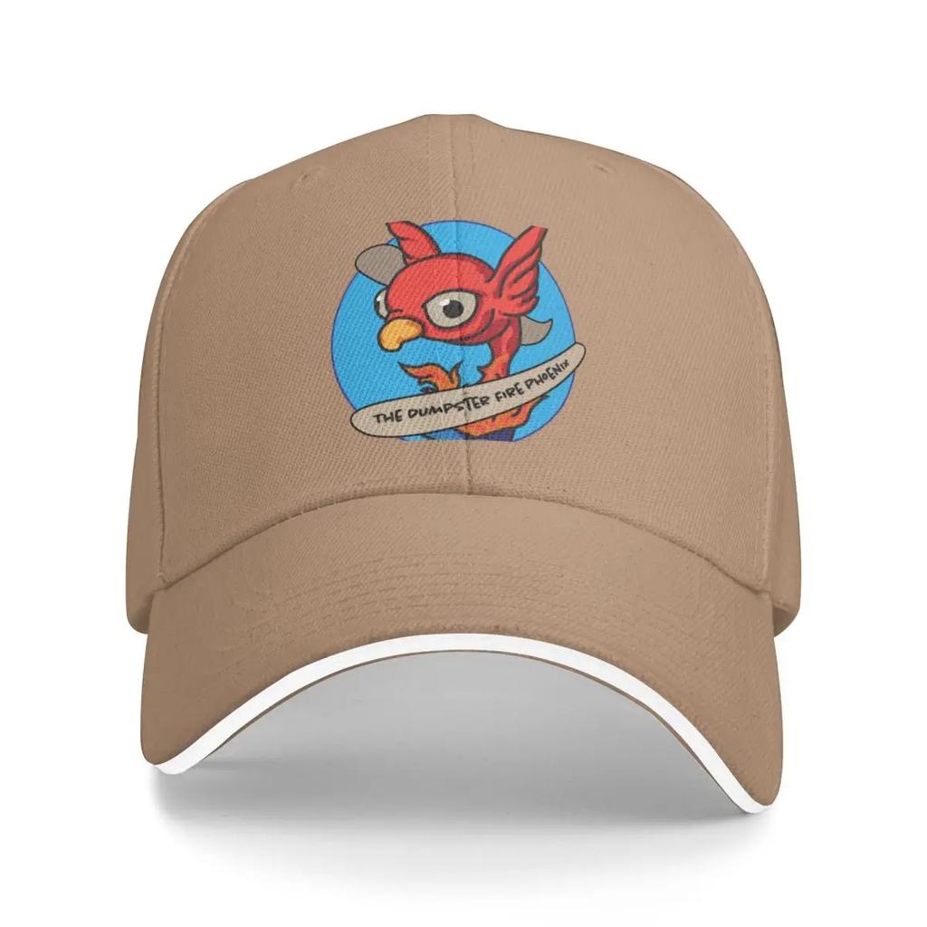 The Dumpster Fire Phoenix Baseball Cap Bobble Hat Beach Outing Cosplay Hood Golf Wear Men Womens