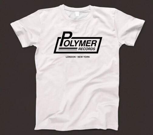 

Polymer Records T Shirt 908 Record Label New York London Spinal Tap Heavy Metal 2XL