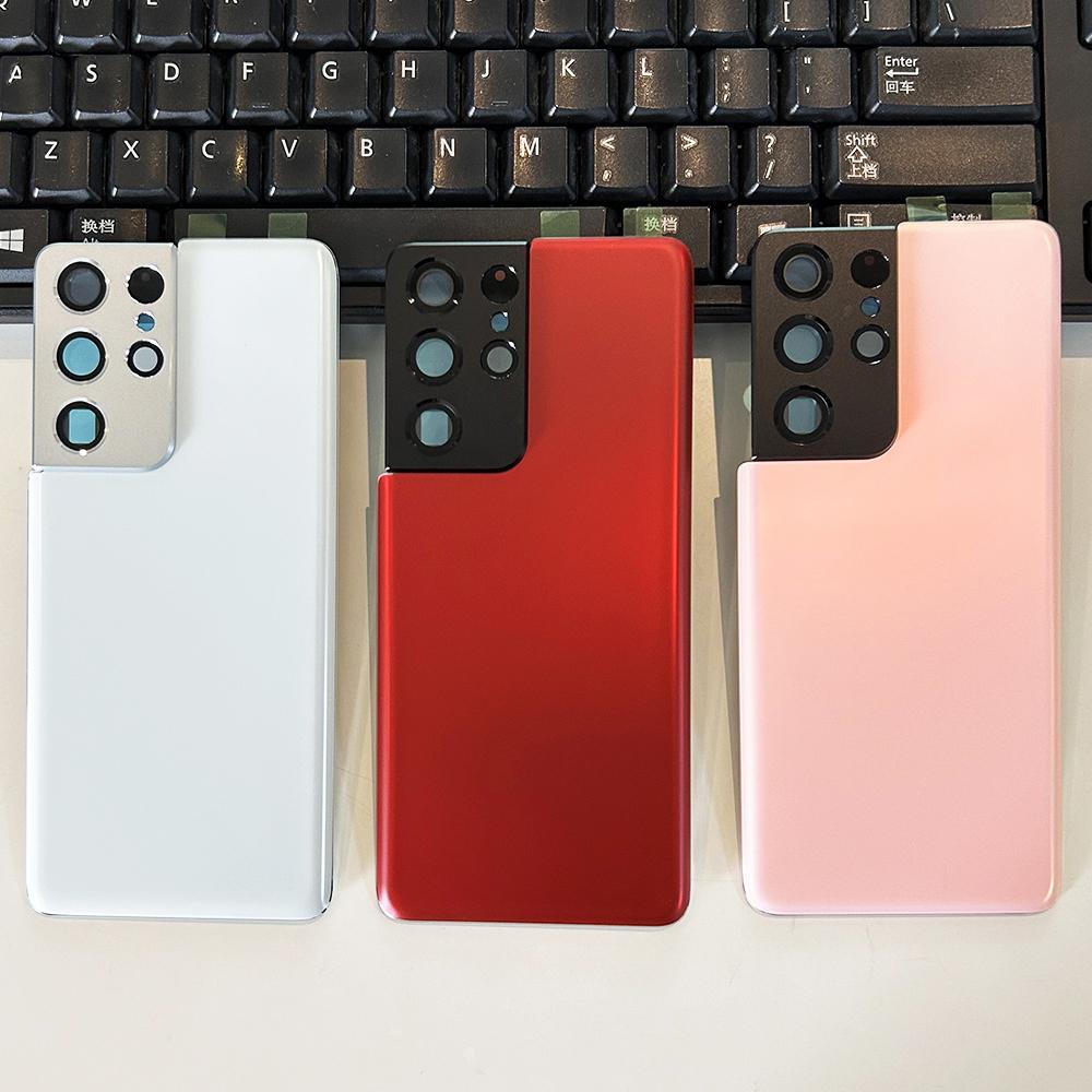 Back Glass Replacement Case Cover Housing For Samsung Galaxy S21 Ultra 5G SM-G998B Back Rear Glass Case + Tools