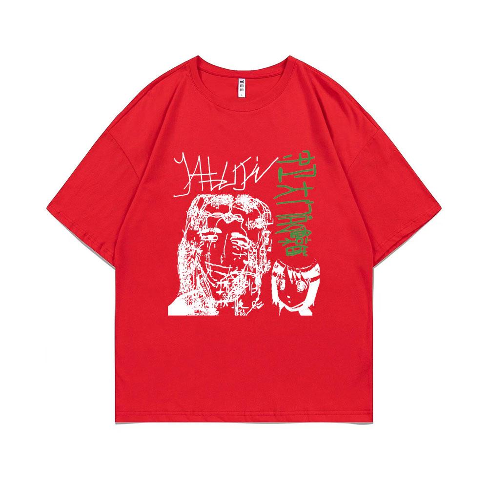 Limited Edition Yabujin T-shirt Summer Unisex O-collar Cotton T Shirt Short Sleeve Men Women Oversized Tshirt Male Vintage Tees