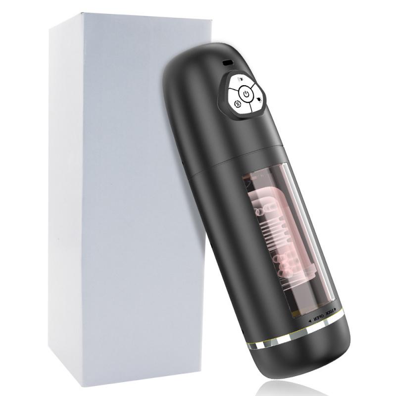 Automatic Telescopic Rotating Vibrators Realistic Male Masturbation Cup Vagina Sensation Penis Pump Sex Toys