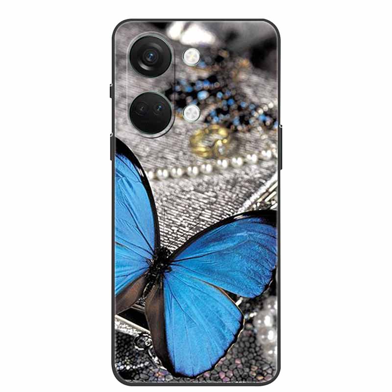 For One Plus Nord3 5G Case Silicone Painted Soft Protective Covers for OnePlus Nord 3 5G Phone Cases 1+ Nord3 TPU Coques Marble