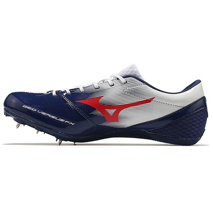 Mizuno Geo Versus Fx Unisex Low Top White Blue Red Trackic Leather Slip Resistant Wear Resistant Breathable U1GA201518 40