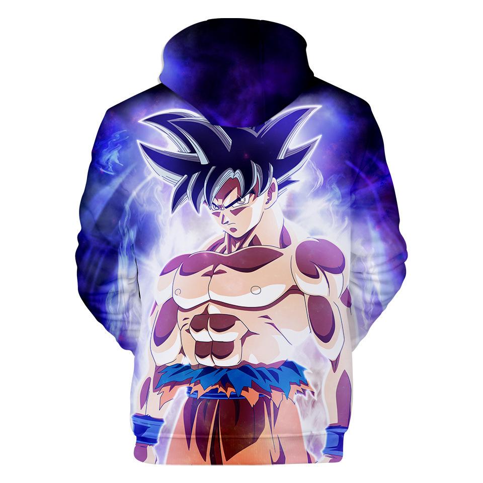 10 Colors Men Women Anime Hoodies New Streetwear Casual DRAGON BALL Z Cartoon Printed Hooded Pullover Sweatshirts