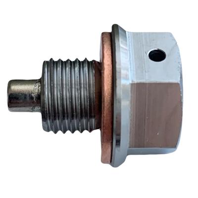 Roost Magnetický titánový vypúšťací skrutka Vypúšťací skrutka pre Honda, Yamaha, Suzuki, Kawasaki (M12 x P1.25)