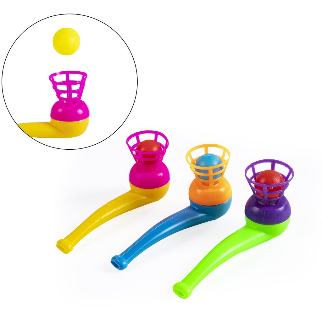 10/20pcs Fun Colorful Magic Blowing Pipe Floating Ball Game Children Toys Birthday Party Favors for Kids Keepsakes Carnival Gift