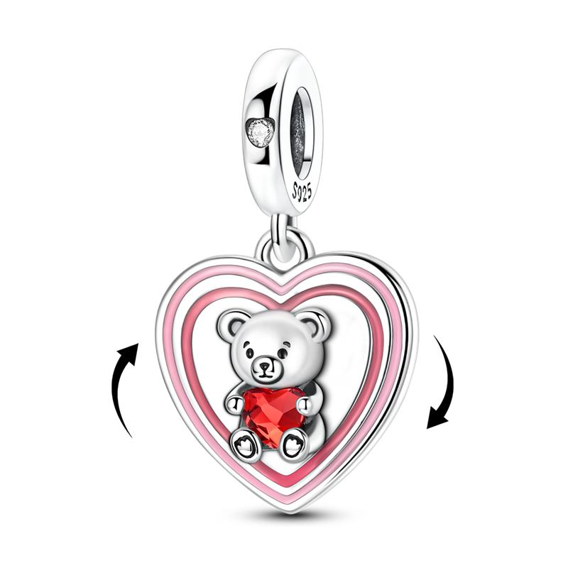 925 Silver Charms Beads Fox Headphones Butterfly Dog Pendants Fit Women Girls Original Bracelet DIY Gifts