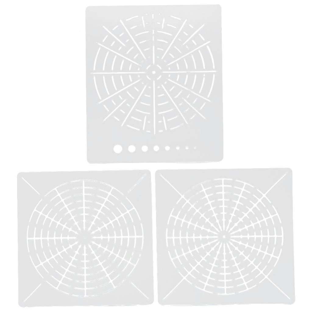 Stone Painted Handicraft for Creative Mandala Drawing Stencils Mandala Template Dot Painting Tool Point Hollow Template