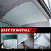 Top Glass Sunroof Sun Shade for 2025 Tesla Model 3, No Gap No Sag Roofs Sunshade with Storage Bag, No Gap No Sag Sunshade Roof Heat Insulation