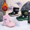 2025 Kids Fleece-Lined Snow Boots - Sizes for Girls & Boys, High-Top, Thick, Warm Winter Shoes