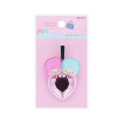 Stationery Sanrio Character Heart Gyutto Little Twin Stars S3625907 Sun-Star Multi-Clip