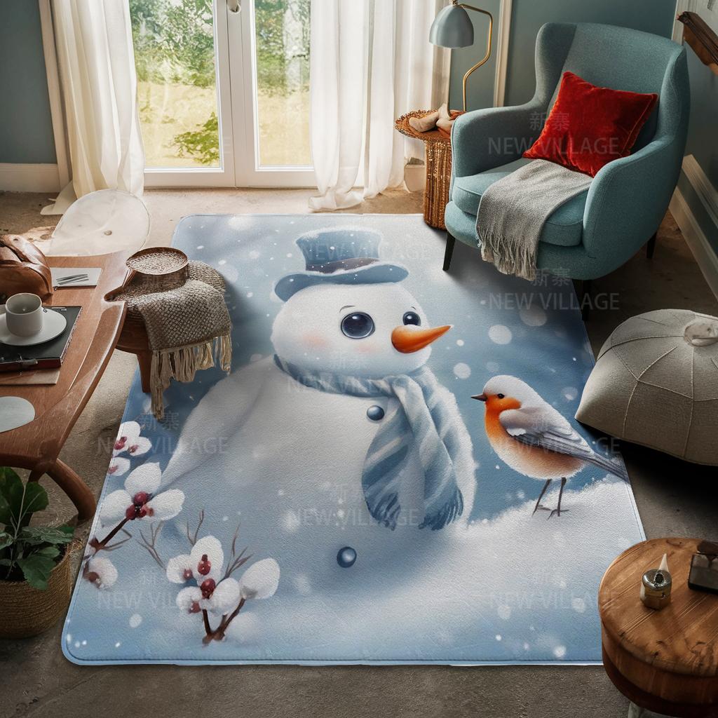 Koberec ke vchodu do domu Rohožka ke dveřím do domu Obývací pokoj Vana Koupelna Protiskluzové koberce s absorpcí vody vana Veselé Vánoce zima