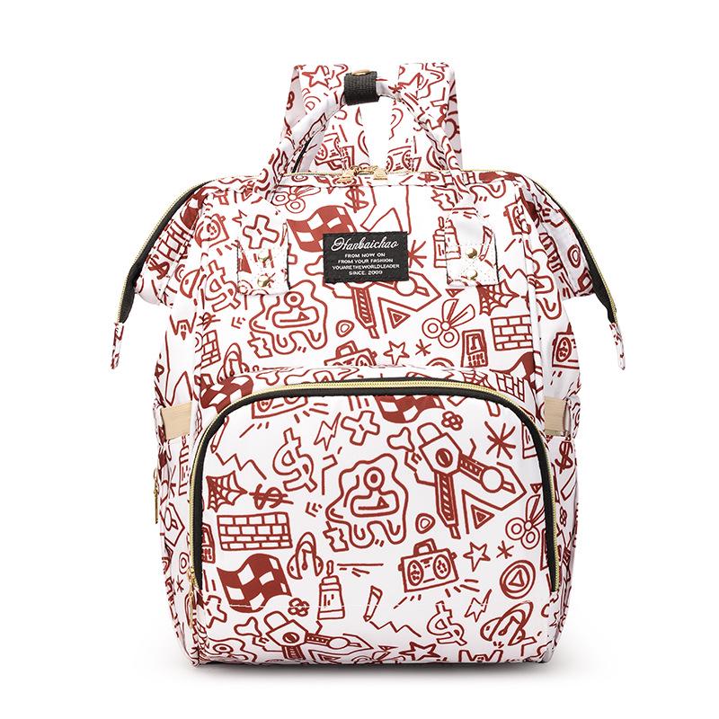 

Portable Water-Resistant Double Shoulder Mummy Bag with Large Capacity – Multifunctional Mom and Baby Outing Storage Bag