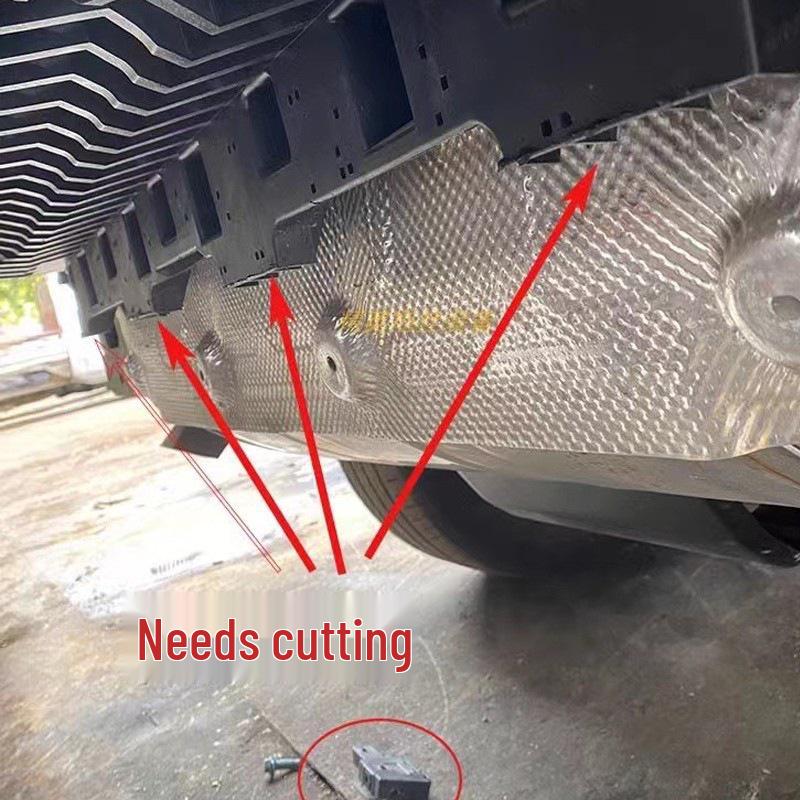 Compatible BYD U8 Trailer Hitch Wiring for Towing RVs, Motorcycles, Boats; Rear Bumper Anti-Collision Hook with Square Hole