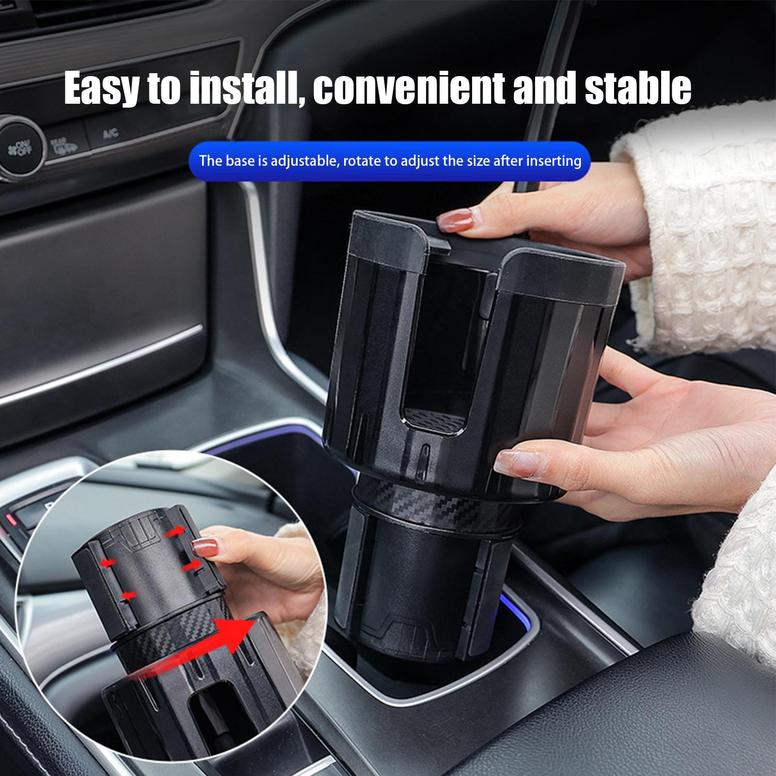 

Car Cup Holder Insert With Stable Base Cup Phone Holder Car For Auto SUV Sedan Truck Commuting Travel Drink Coffee Bottle CN