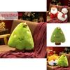 Christmas Plush Santa Snowman Reindeer Tree Decor For Kids Holiday Gift