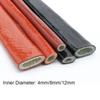 1M Fiberglass Insulation Heat Shielded Silicone Coated Fire Thermo Armor Tube  Electrical Wiring
