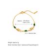 SA Jewelry Fine Chain Link Bracelet 18K Gold Plated Stainless Steel Flower Charm Openwork Waterproof Jewelry for Women Gift