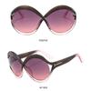 Female Hollow Frame Black Gradient Sun Glasses Cat Eye Sunglasses Shades Women Sunglasses