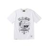 Li Ning Badfive Basketball Series Jiangzuo Wind Flow Print Sports Crew Neck T-Shirt Men Tops White AHSRB69-1