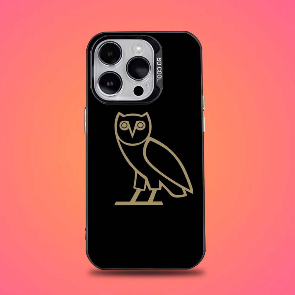 

Drake O-OvO OWL Phone Case For iPhone 16,15,14,13,12,11,Pro,Max,Plus,Mini,XS,SE Anti Fall Black Matte Hard Bumper iphone15plus