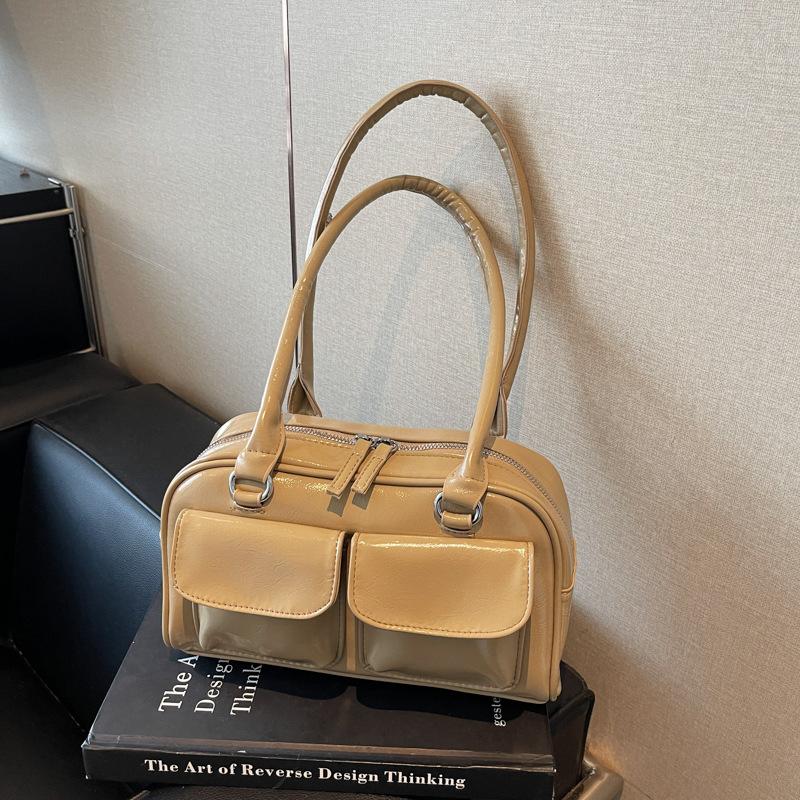 

Premium Versatile Pillow Bag Women s Autumn and Winter New Premium Versatile Shoulder Bag Niche Commuter Bag хаки