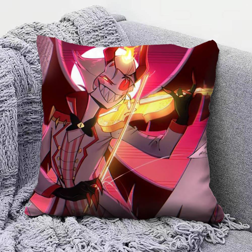 Hazbin HHotel Lucifer MMagne Pillow Covers Home Sofa Cushion Covers and Aecorative Custom