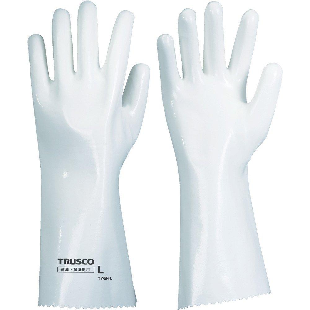 TRUSCO Gloves for Heavy Size Solvent-Resistant Duty, S, TYGH-S