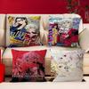 Anime Summer Time Rendering Pillow Cover For Bedroom Room And Living Room Sofa Decorative Cushion Cover