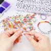 Seed Beads for Bracelets Colored Small Glass Beads for Bracelets Jewelry Making Crafts 24 Color Assorted Plastic Beads