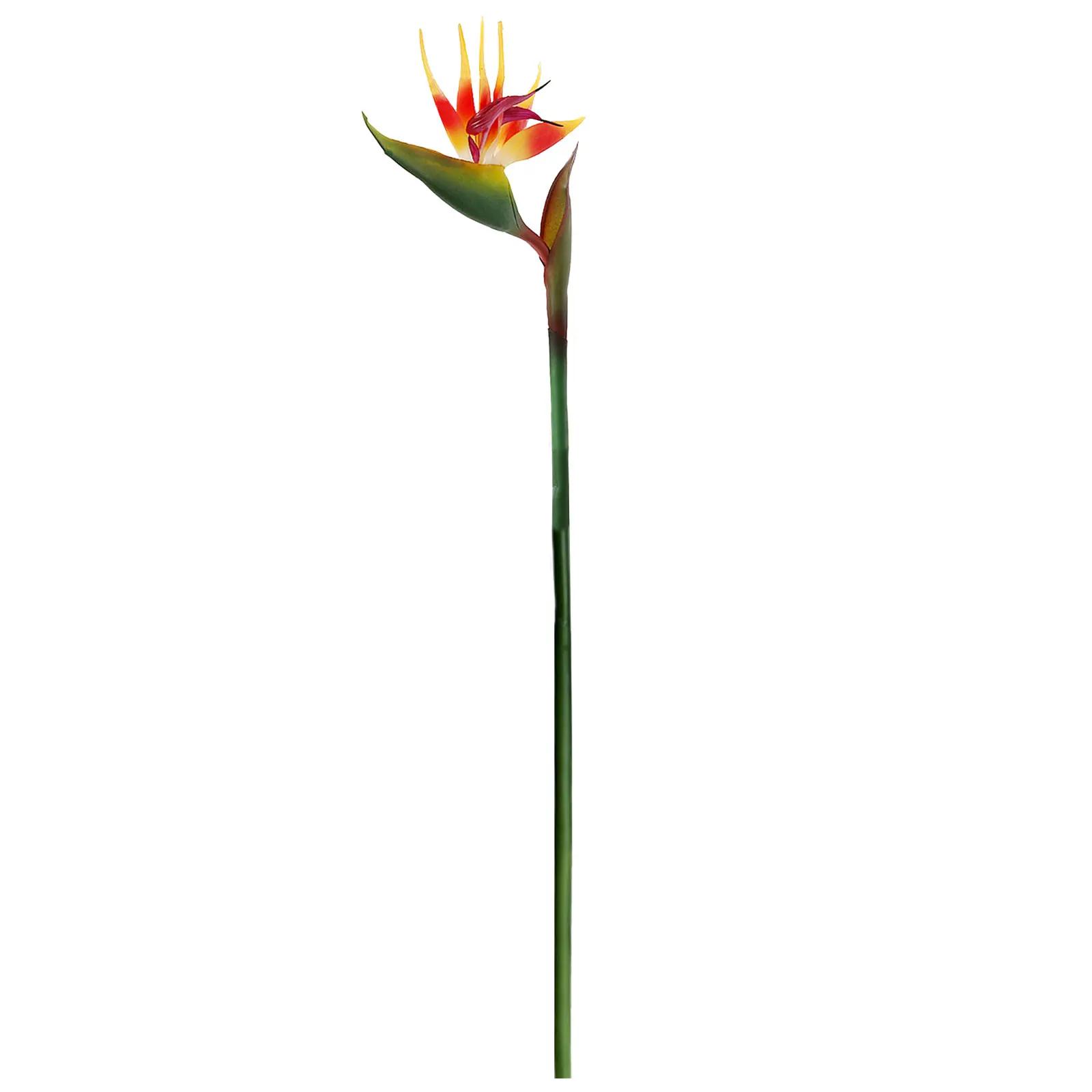 Real Touch Little Bird Of Paradise Artificial Tropical Plants Handmade Imitation Paradise Bird Flower Arrangement Crane Orchids