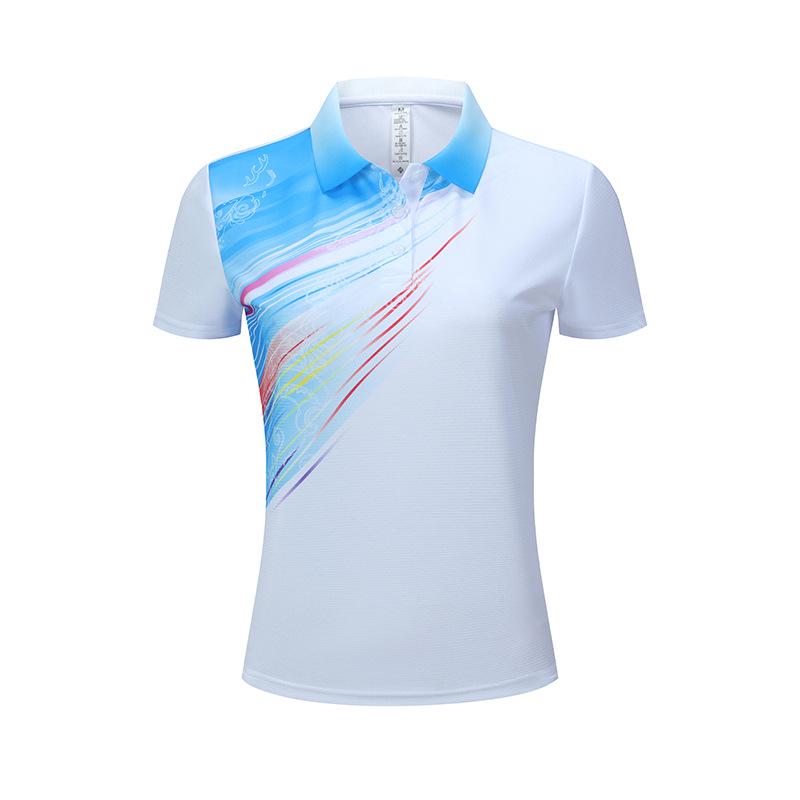 Schnelltrocknende Teamuniform für Herren und Damen: Badminton-, Tischtennis-, Tennis-, Volleyball-Shirt.