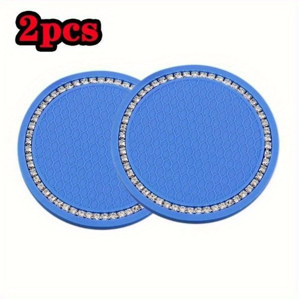 Car Coaster Water Cup Bottle Holder Anti-slip Pad Mat Silica Gel Waterproof for Interior Decoration Car Styling Accessories